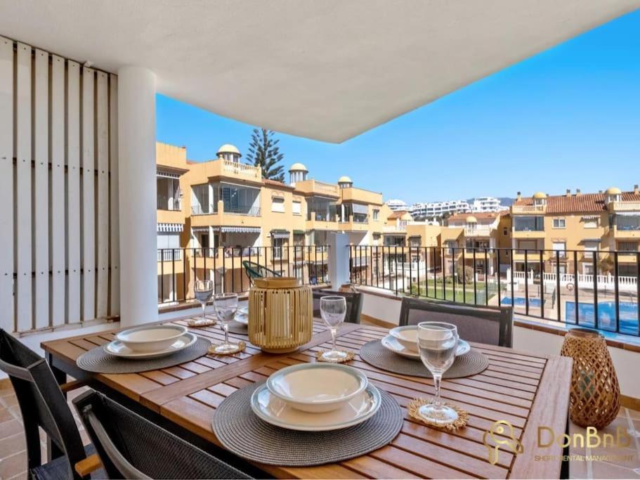 Apartamento Cerca De La Playa En Las Lagunas De Mijas Fuengirola Exteriör bild